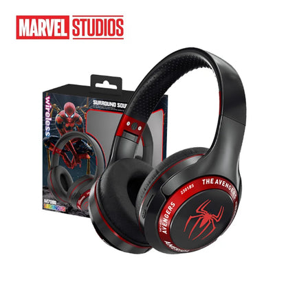 Marvel Spider-Man Bluetooth Headphones, Foldable, Noise Cancelling, HIFI Stereo Gaming Headset