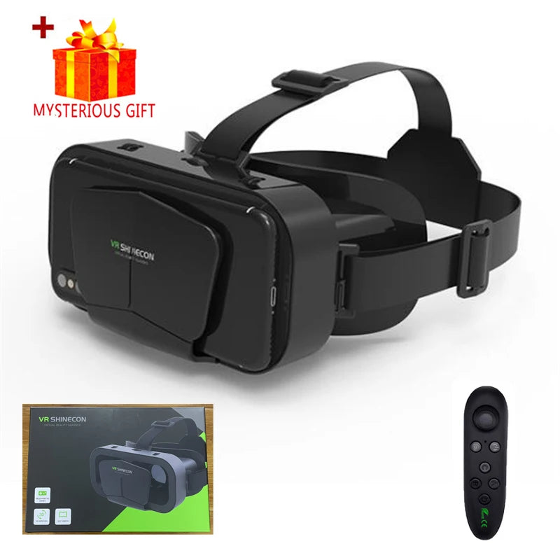 VR Glasses, 3D Virtual Reality Headset, Smart Goggles for Smartphones & Gaming