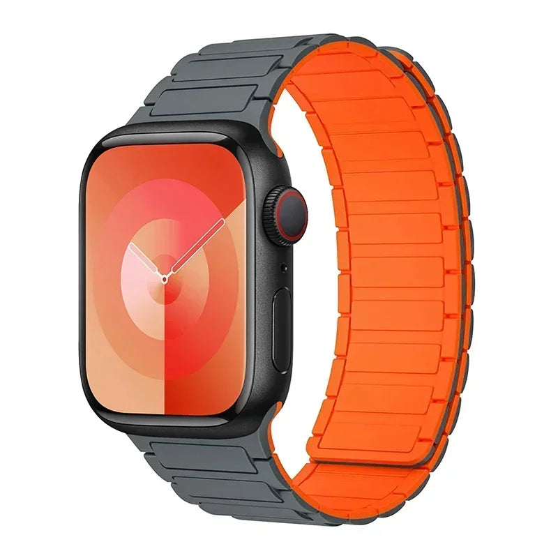 Magnetic Silicone Loop for Apple Watch Bands (38mm-49mm)