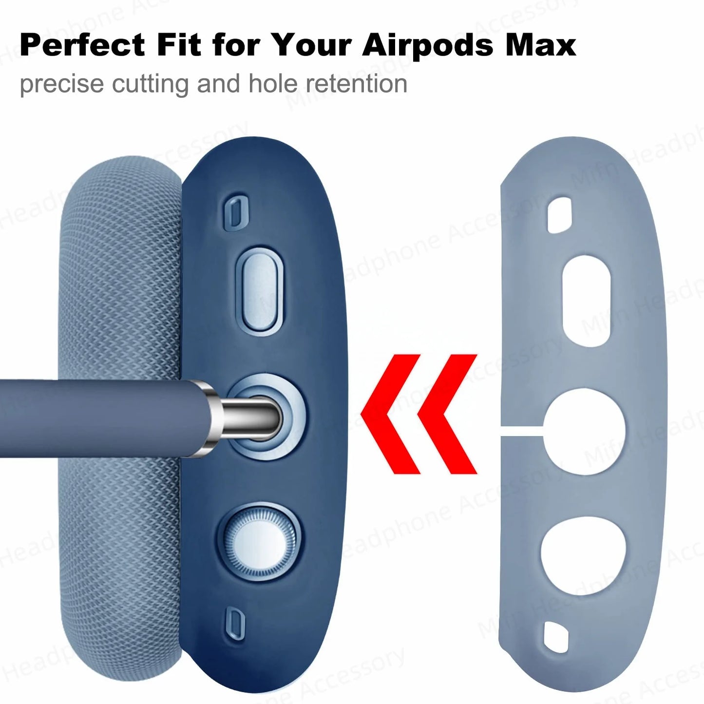 Silicone Case for AirPods Max, Headphone Protection Cover, Earmuffs