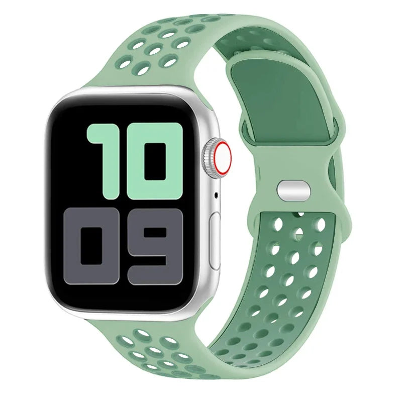 Silicone Sports Strap for Apple Watch (38mm-49mm)