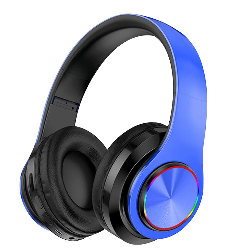 B39 Wireless Bluetooth Headphone, Colorful Light, Game & Music Headset