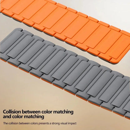 Magnetic Silicone Loop for Apple Watch Bands (38mm-49mm)