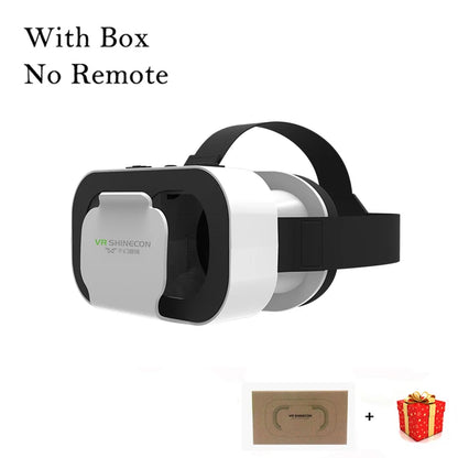 Shinecon VR Glasses, 3D Virtual Reality Headset with Controller for Smartphone