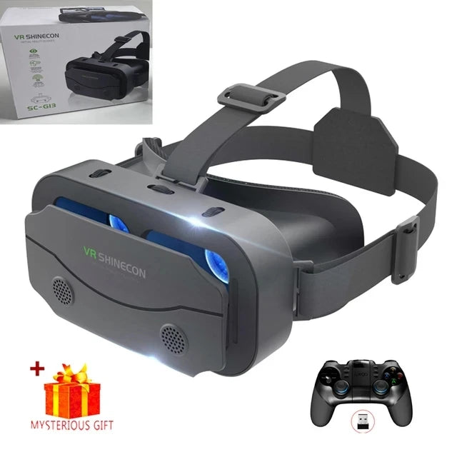 VR Glasses, 3D Virtual Reality Headset, Smart Goggles for Smartphones & Gaming