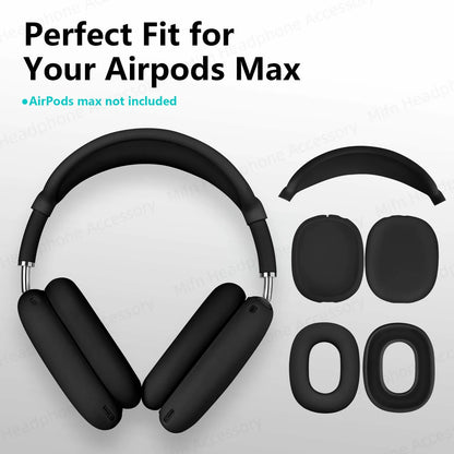 Silicone Case for AirPods Max, Headphone Protection Cover, Earmuffs