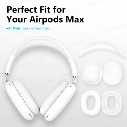 Silicone Case for AirPods Max, Headphone Protection Cover, Earmuffs