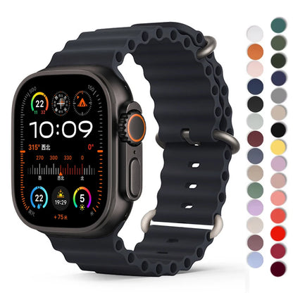 Ocean Silicone Sport Band for Apple Watch Ultra (40mm-49mm)