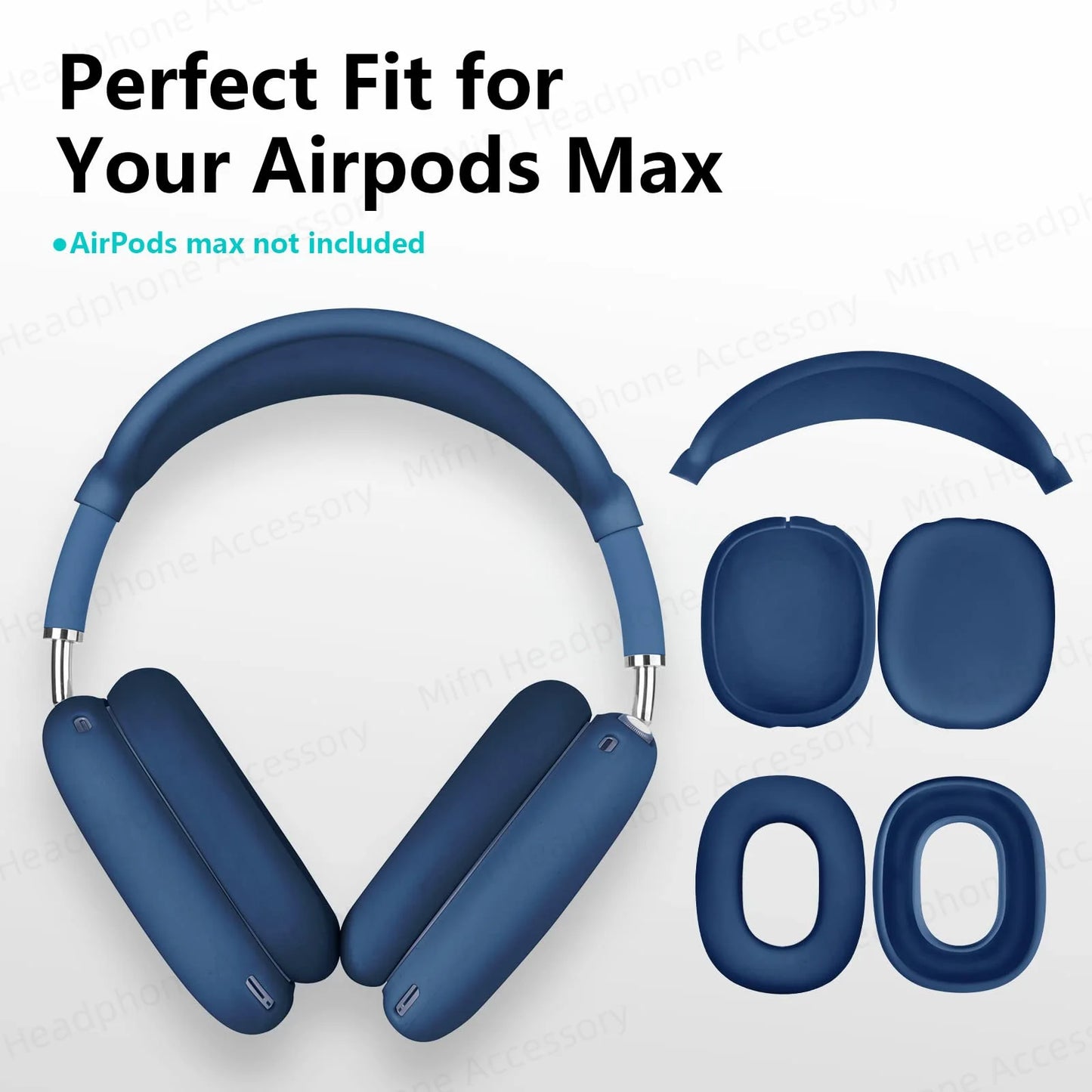 Silicone Case for AirPods Max, Headphone Protection Cover, Earmuffs