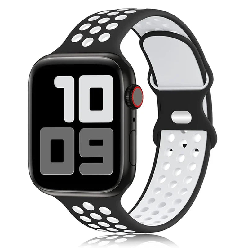 Silicone Sports Strap for Apple Watch (38mm-49mm)