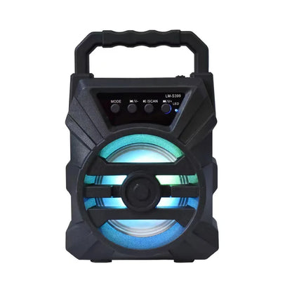 500mAh Bluetooth Karaoke Speaker with Subwoofer & TF/USB