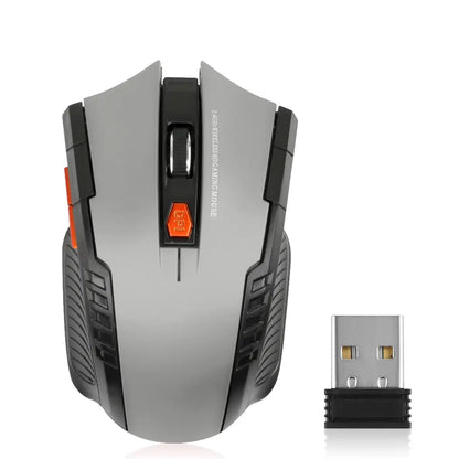 2.4G Wireless Mouse, 1600DPI, 6 Buttons, USB Receiver, for PC/Laptop