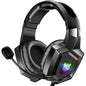 ONIKUMA K8 Gaming Headphones, Over-Ear, HD Mic, RGB Light, Wired for PC/Xbox