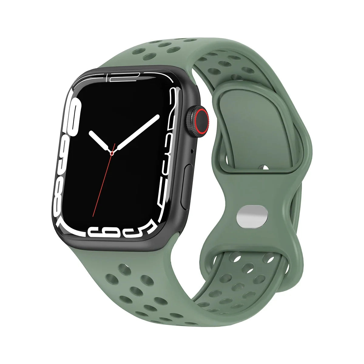 Silicone Sports Strap for Apple Watch (38mm-49mm)