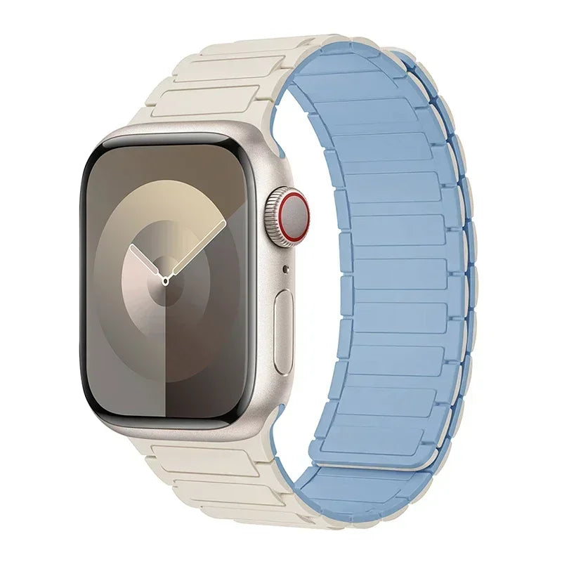 Magnetic Silicone Loop for Apple Watch Bands (38mm-49mm)