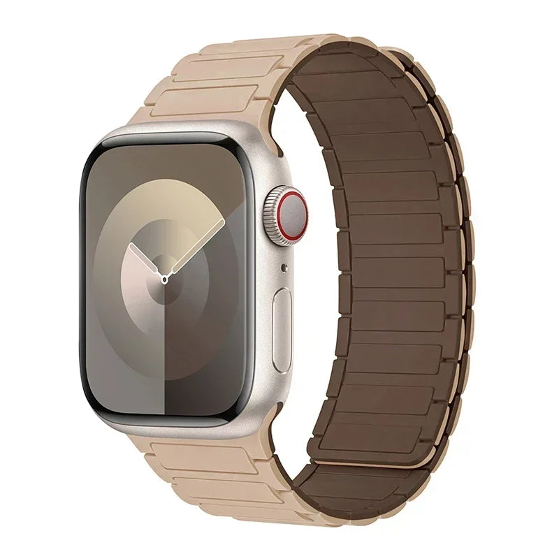 Magnetic Silicone Loop for Apple Watch Bands (38mm-49mm)