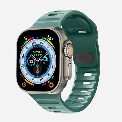 Soft Silicone Sport Strap for Apple Watch (38mm-49mm)