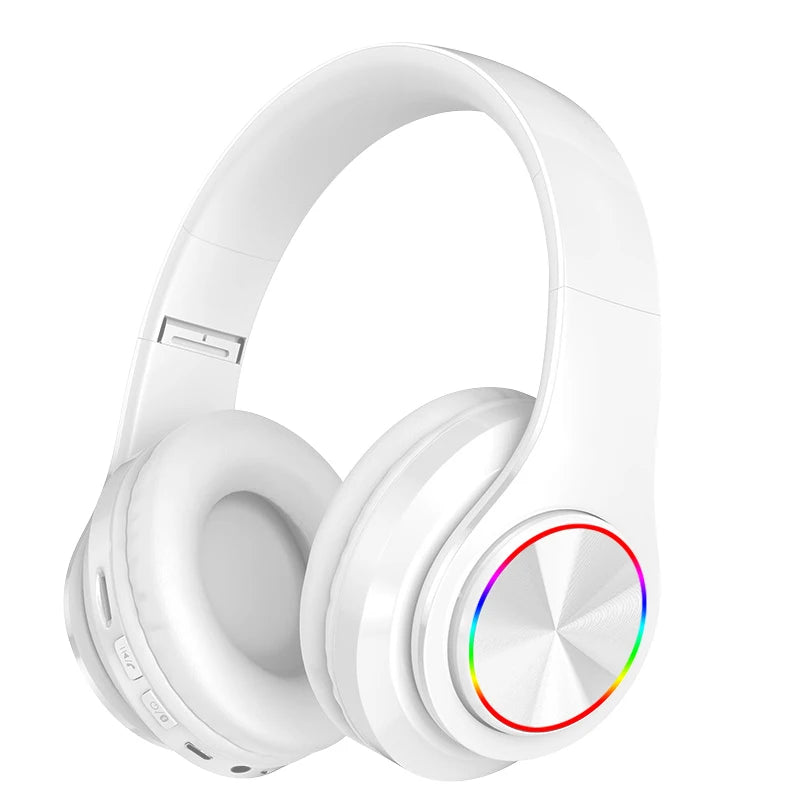 B39 Wireless Bluetooth Headphone, Colorful Light, Game & Music Headset