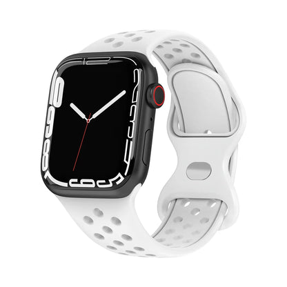 Silicone Sports Strap for Apple Watch (38mm-49mm)