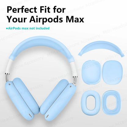 Silicone Case for AirPods Max, Headphone Protection Cover, Earmuffs