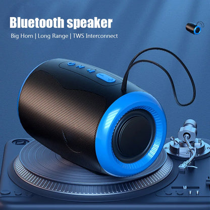 TSN-1 Portable Bluetooth Speaker, 5.3 Stereo, Waterproof, FM/USB/Aux