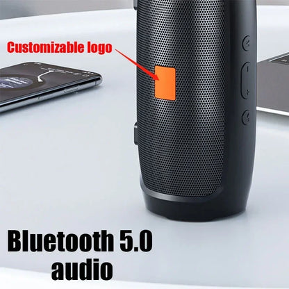 Portable Bluetooth Subwoofer Speaker, Waterproof, FM Radio, TF Card