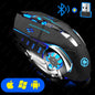 AIEACH Bluetooth Gaming Mouse, Rechargeable, USB, Mechanical with Backlight